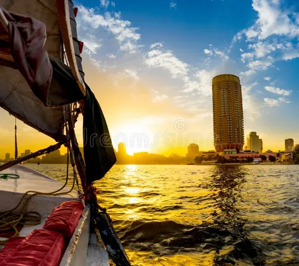 Felucca Ride in Cairo Nile River from Cairo