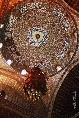 Suleiman Pasha Mosque interior #Salah_Eldin_Citadel
